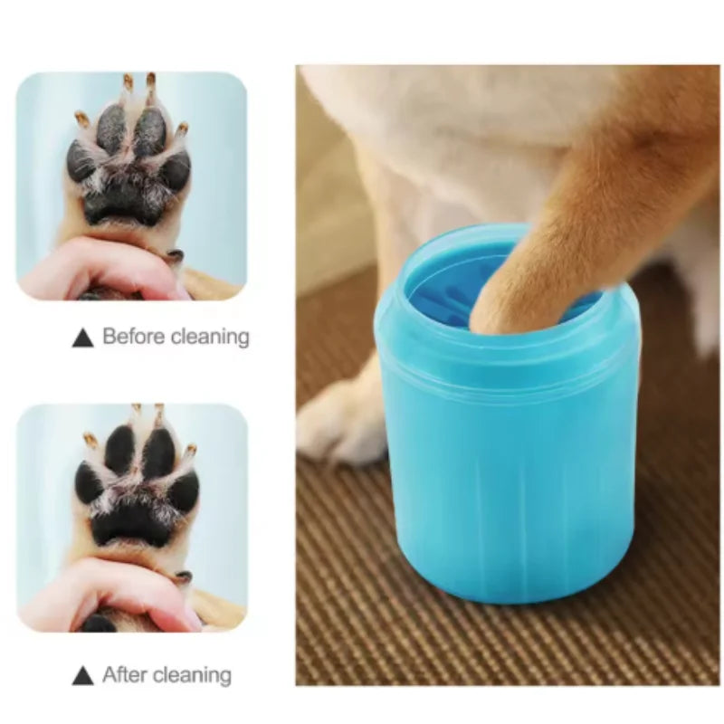 Portable Soft Silicone Paw Cleaner Cup